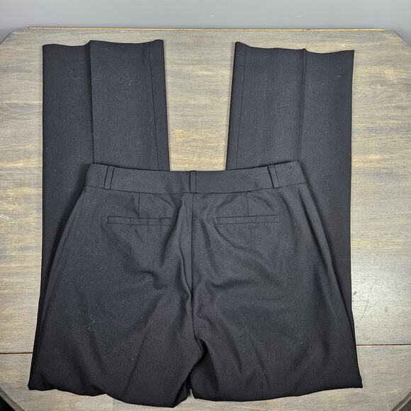 Banana Republic Wool Pants Womens 8 Martin Dress Black Bottoms Business Work - Picture 2 of 8